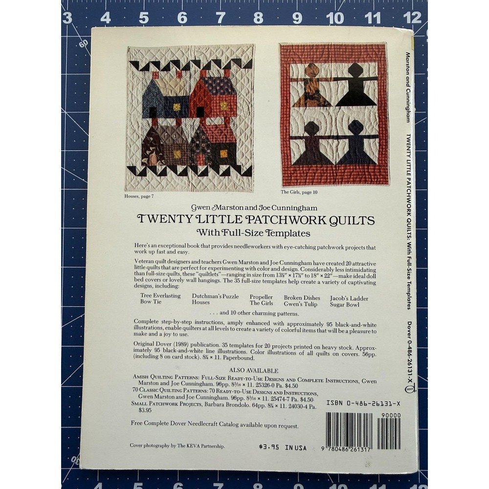 Twenty Little Patchwork Quilts By Gwen Marston And Joe Cunningham‎ VTG 1990 - Picture 2 of 8
